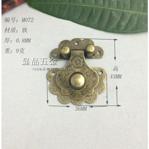 43 * 36mm Gift buckle Gift hasp Decorative buckle Hinge buckle wholesale