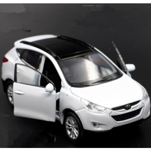 High simulation modern Tucson ix35 model toys, 1: 36 scale alloy pull back car model, 2 open the door, free shipping