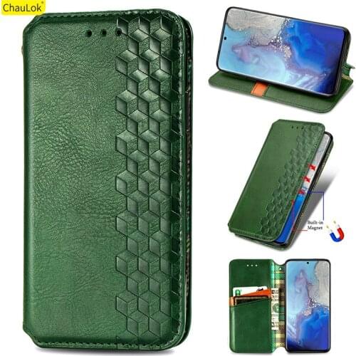 For Samsung Galaxy S20 Ultra S10 Plus Leather Wallet Case Card Slot Stand Flip Magnetic Cover For A71 A81 A51 A31 A41 M31 Case