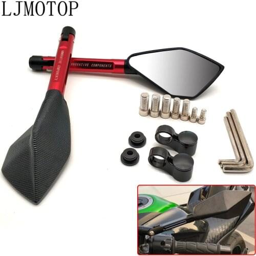 CNC Motorcycle Mirrors Moto Rearview Mirrors Side Mirrors accessories For Honda Hornet 250 CB 600F CBF600 CBR600F CB919 VTX1300