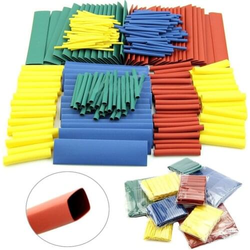 Car Electrical Cable Tube Kits 328 Pcs Heat Shrink Tubing Wrap Sleeve Assortment 8 Sizes Mixed Color Hand Tools Combination