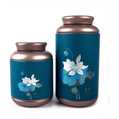 New Metal Tea Tin Box Metal Tin Can Bucket Empty Tin Cans Rectangle Biscuit Tin Case