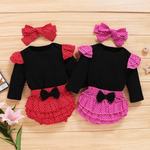 Newborn Baby Girl Clothes Ruffle Romper Patchwork Baby Girl Clothing Little Girl Kids Toddler Girl Clothes Baby Girl Outfits