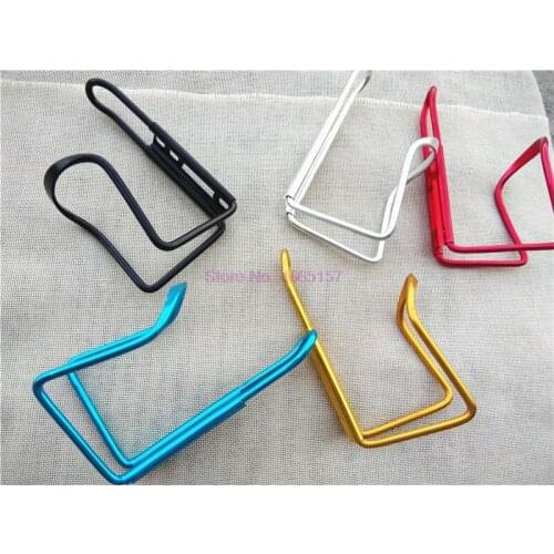 By DHL 200pcs Bike Cage Aluminum Alloy Bike Bicycle Cycling Drink Water Bottle Rack Holder for mountain folding