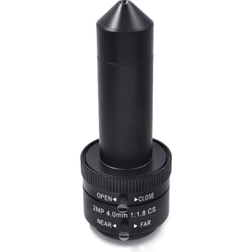 Furnace flame high temperature lens 4mm manual aperture fixed focus CS port 2MP high-definition sharp cone metallurgical industr