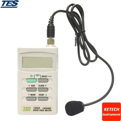 RS-232 Datalogging Sound Level Tester / Noise Dose Meter TES1355