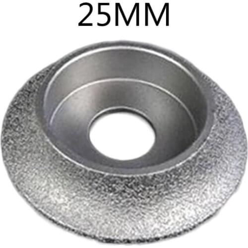 Vacuum Brazed Diamond Grinding Wheel Wood Carving Sanding Disc 46 Grit Abrasive Tool For Marble Ceramic Stone 10/15/20/25/30mm