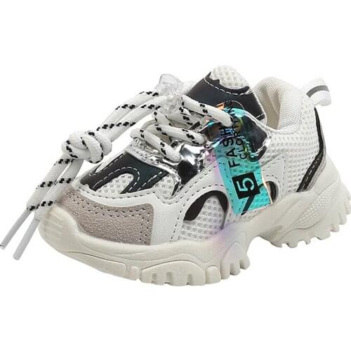 2021 spring Sport Shoes Children Boys Sneakers Kids Princess Girls Running Shoes Fashion Casual Shoe SSS035