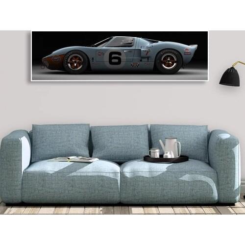 HD Print Pictures Vintage/Retro Hot Rod Sports car Poster Classic Car Nostalgic Canvas Paintings Wall Art For bedroom Home Decor