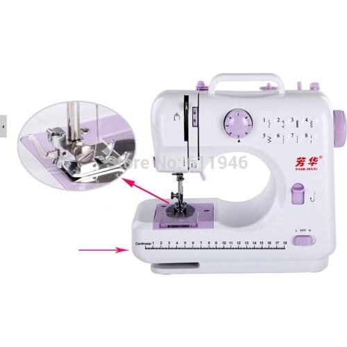 1PC 505A Multi-function 8 Kinds of Trajectory Mini Electric Sewing Machine Replaceable Presser Foot