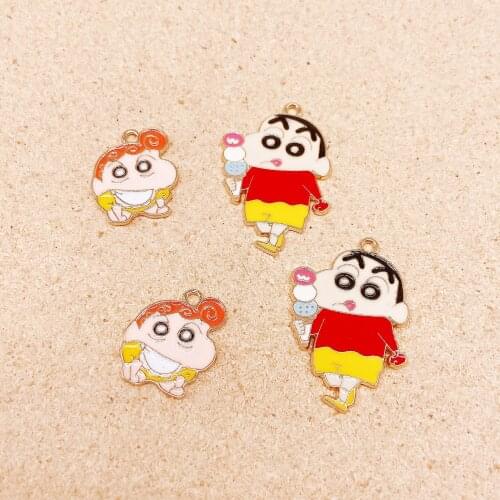 10pcs Cute Cartoon baby Metal Enamel Charms Pendant Fit Necklace Bracelet Jewelry Accessories DIY Craft