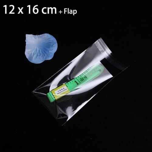 1000pcs 12cm x 16cm Self Adhesive Seal Clear OPP Packaging Bags Transparent Small Plastic Gift Bag