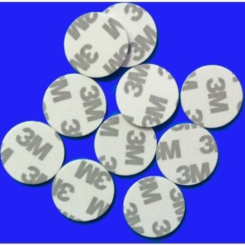 5pcs or 10pcs)125KHz EM4305 RFID Key Tags T5577 Writable Stickers Proximity Cards Rewritable PVC 3M glue Token Label Copy Clone