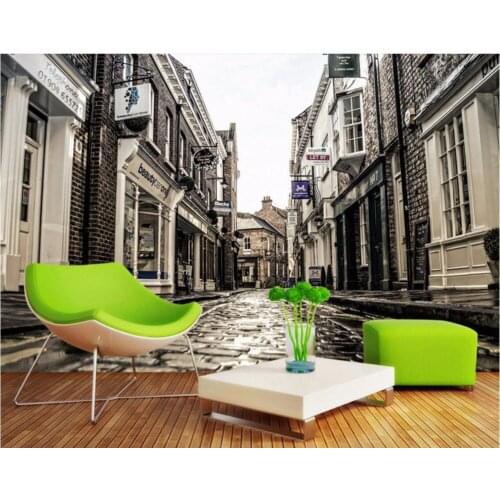 Custom photo 3d wallpaper Non-woven mural European city street decoration painting 3d wall murals wallpaper for living room