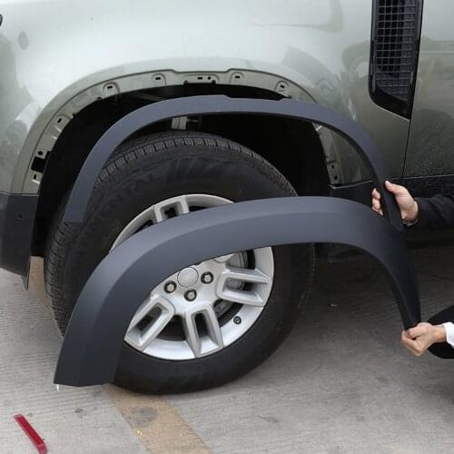 For Land rover defend 90 110 2020-22 Car Fender Arch Protector Widen Wheel Eyebrow Decorative strip SUV Off-road Car Accessories