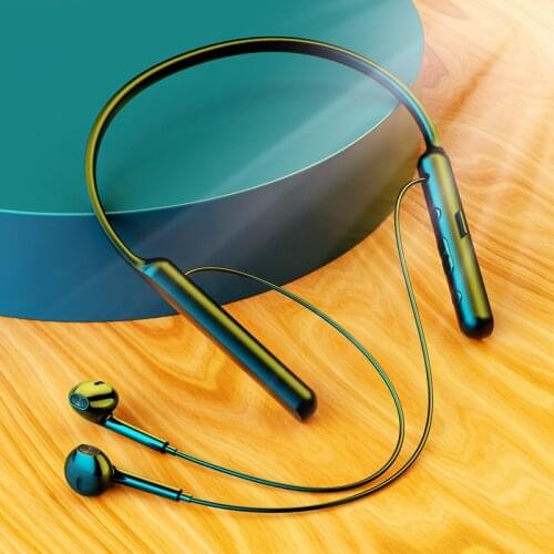 For Xiaomi Huawei Apple Bluetooth Neckband Earphone Wireless With IF Card MP3 Audio Sports Earbuds Headset Waterproof Headphone