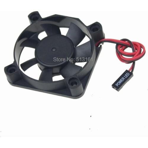 10pcs/lot Gdstime DC 5V 5CM 50x50x10mm 5010S 50MM Brushless Cooling Cooler Fan 2Pin DuPont