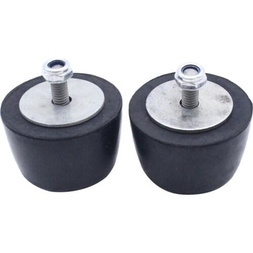 2 PCS Black Rubber Bumper , Cushion Hoods Bumps Stops for Jeep Wrangler JK 1987-18