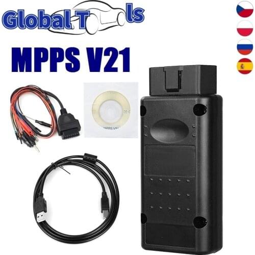 MPPS V21 V18 V16 ECU Chip Tuning For EDC15 EDC16 EDC17 INKL Checksum MAIN+TRICORE+MULTIBOOT with Breakout Tricore ECU Flash