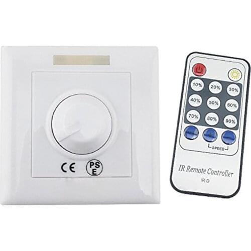 LED Dimmer IR Remote 110V 220V LED Strip LED Dimmer Switch Controller Knob Triac SCR E27 GU10 Dimmable Bulb/spotlight/Downlight