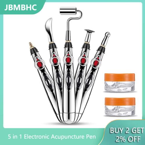 Electronic Acupuncture Pen Multi-Function Massage Pen for Pain Relief Meridian Energy Pain Therapy Device Body Massager