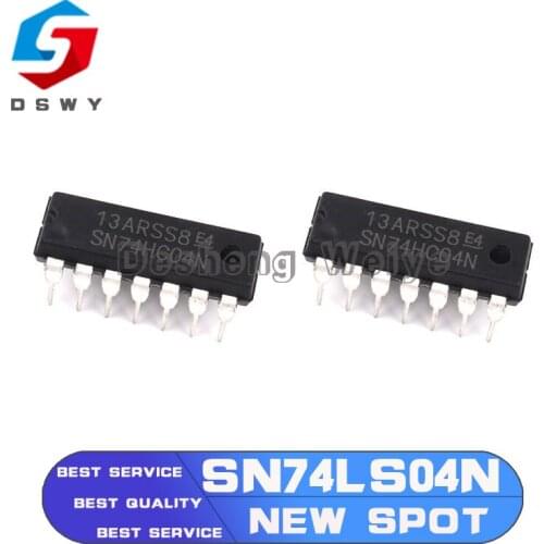 10PCS SN74LS04N DIP14 74LS04N 74LS04 SN74LS04 DIP Integrated IC