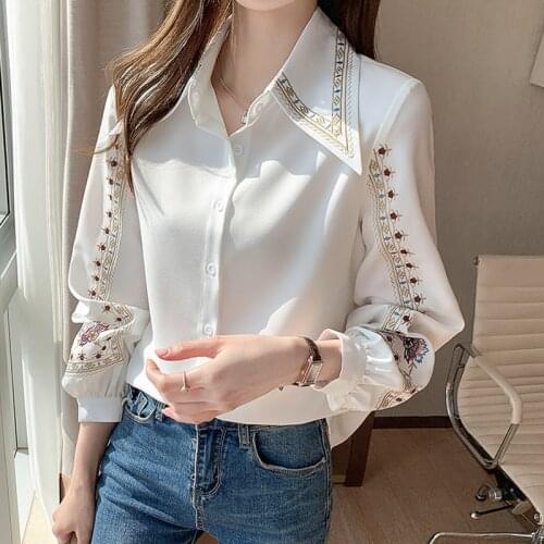 Блузки с вышивкой Lenneyi China At AliExpress