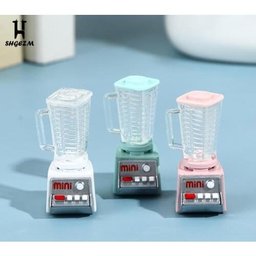 Mini Juicer Resin Model Toy Dollhouse Kitchen Furniture Miniature Kitchen Furniture Miniature Decorative Accessories
