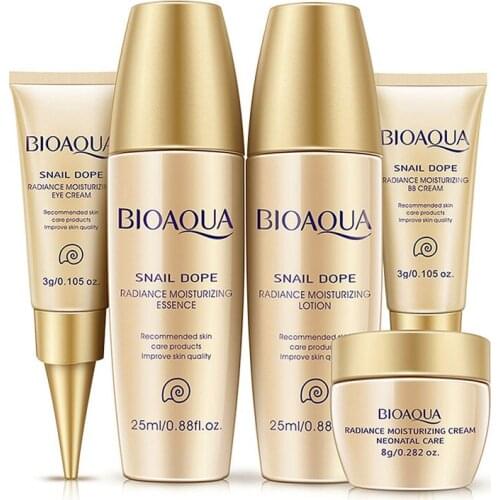 5pcs Whitening Moisturizing Anti Wrinkle Essence Lotion Eye Cream BB Day Creams