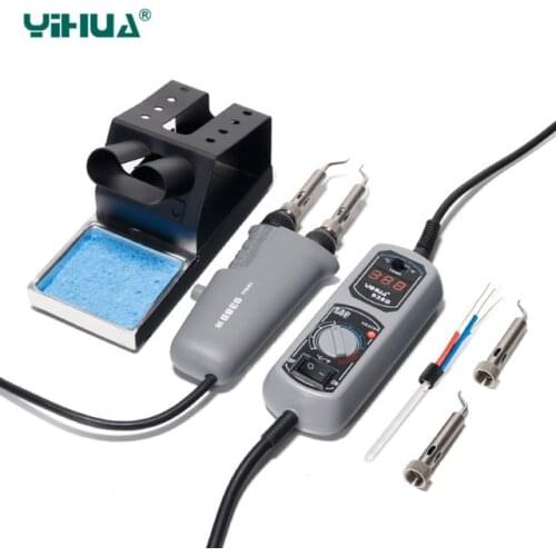 YIHUA 938D Portable Tweezers Soldering Station 110V 220V YIHUA Tweezers Soldering Iron Station Welding Tool