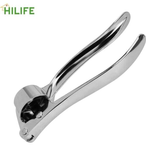 HILIFE Garlic Presses Cooking Tools Kitchen Squeeze Tools Stainless Steel for Fruit Vegetable Garlic Grinder Ginger Crusher