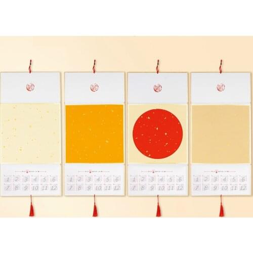 Rijstpapier Xuan Paper Cards Calendar Calligraphy Painting Xuan Paper Chinese Spring Festival Decoration Calligraphy Paper Cards