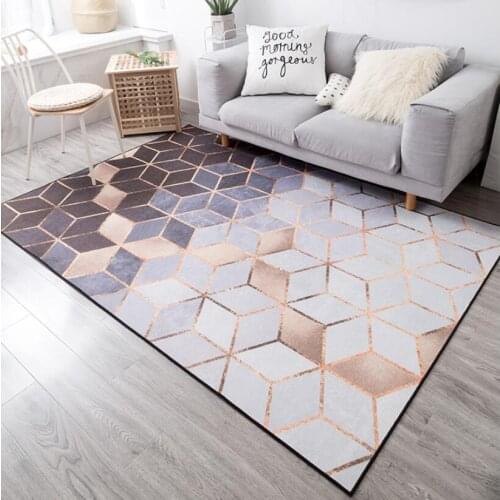 Nordic Geometric Carpets For Living Room Bedroom Rugs Metal Style Area Rug Home Carpet Floor Door Mat Decoartive tapete parlor
