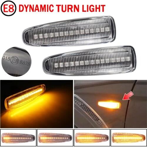 LED Dynamic Turn Signal Side Marker Sequential Light For Mitsubishi Lancer Evolution Evo X Outlander Sport RVR ASX Mirage 2014