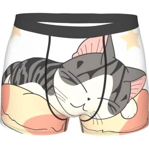 Chis Sweet Home Chi Anime Clip Clap Underpants Homme Panties Male Underwear Ventilate Shorts Boxer Briefs