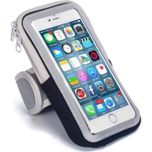 Universal Sports Running Armband Sweatproof Running Phone Arm Bag Gym Workout Cell Phone Case with Key Holder Wallet Card Slot