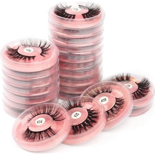 YSDO 1 Pair 3D Mink Eyelashes Cruelty Free Lashes Makeup Dramatic False EyeLashes Fluffy Full Strip maquiagem Lashes Faux Cils