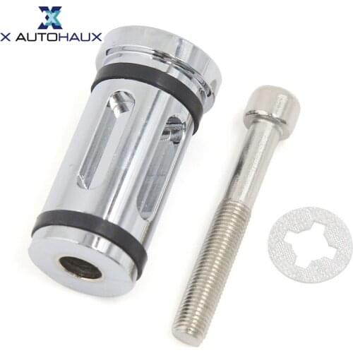 X AUTOHAUX 1PCS x Chrome Billet CNC Edge Cut Retro Refit Shifter Peg For Harley Davidson Touring