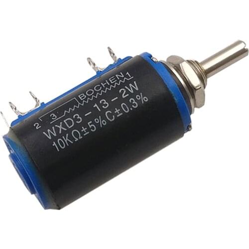 1PCS WXD3-12-2W 100 220 470 K 2K2 1 3K3 4K7 47 33 22 10K Ohm 100R 220R 470R 2.2K 3.3K 4.7K WXD3-12 1W wirewound potentiometer