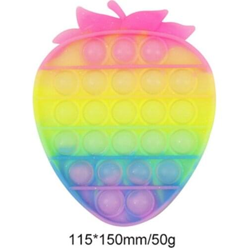 2021 Push Bubble Fidget Toys Adult Stress Relief Sensory Toy Antistress Fidgets Board Soft Squishy Bubble Anti-Stress Game 5z