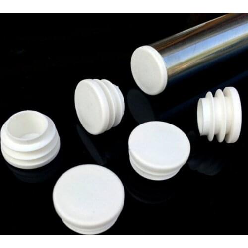 4/8/16Pcs White Plastic Round Table Chair Feet Cap Caps Tubing Insert Plugs Hole Cover Pipe End Stopper 13mm~76mm