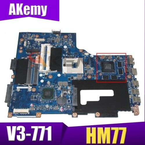 Akemy VA70/VG70 REV.2.1 For Acer Aspire V3-771 V3-771G HM77 laptop Motherboard SLJ8C PGA 989 N14M-GL-B-A2 Mainboard