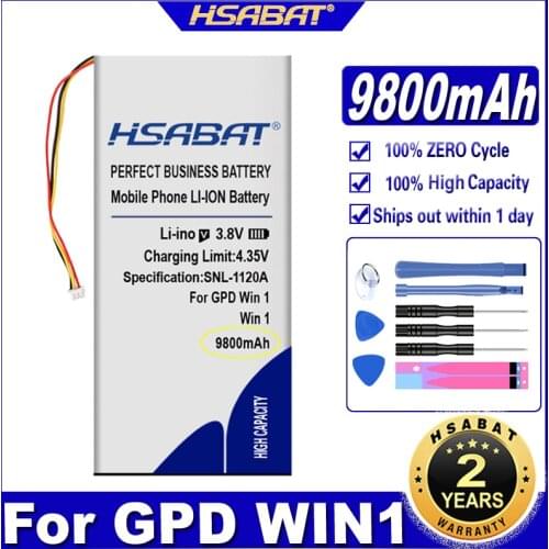 HSABAT 9800mAh Battery for GPD WIN1 for GPD WIN 1 for GPD WIN Batteries