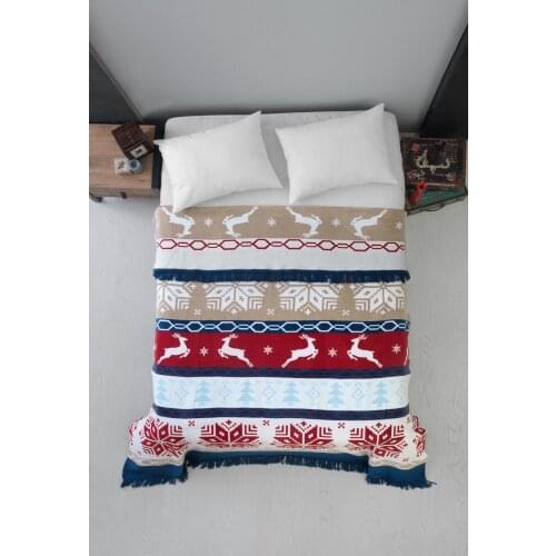 Bermeks Cotton Throws On The Sofa