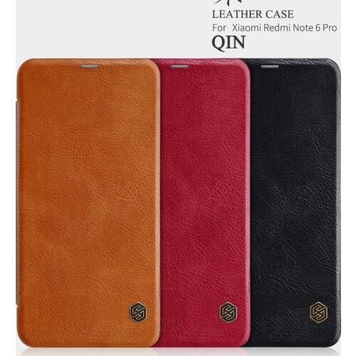 Redmi note 6 pro case cover Nillkin Vintage Qin flip cover PU leather case For xiaomi redmi note 6 pro case cover 6.26 inch
