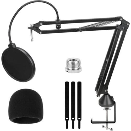 Quality Rotation Installation Studio Microphone Arm with Suspension Scissors Bracket,For Blue Nano & Snowball,Etc
