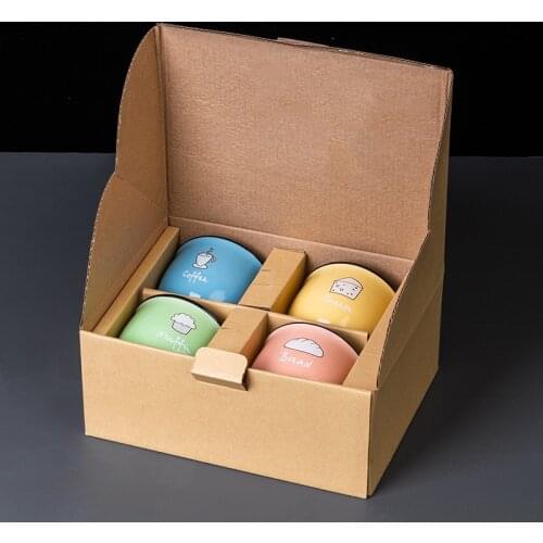 Ceramic Cup Mug Milk Coffee Cup Creative Couple Cup Childrens Breakfast Cup Wholesale Customization