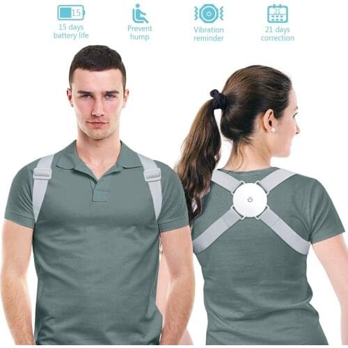 Posture Corrector for Wemen/Men/Kids, Back Brace Posture Corrector with Intelligent Sensor Vibration Reminder,Improves Posture