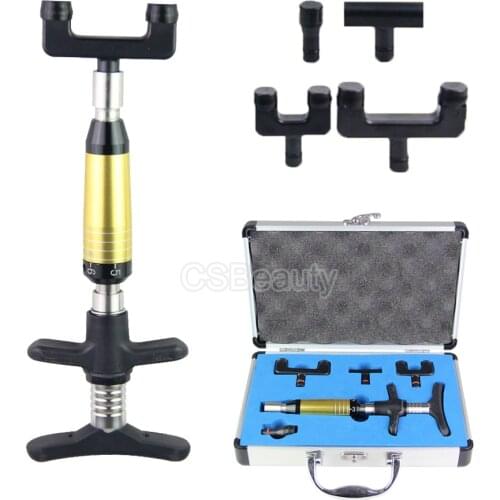 Chiropractic Massage Gun Spine Back Instrument 6 Levels Adjust Vertebration Tools Chiropractic Massage
