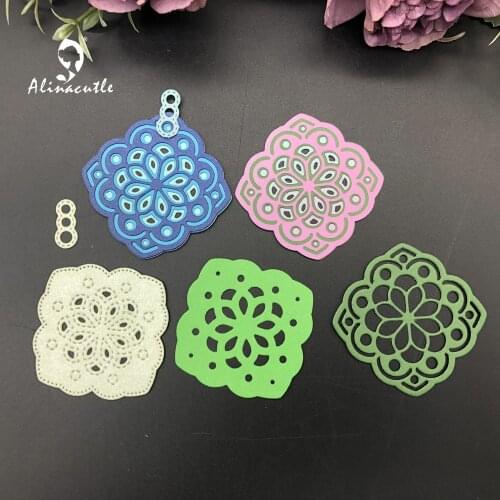Metal Die Cut Holiday 4pc Layering Doily Scrapbooking Paper Craft Handmade Card Album Punch Art Cutter Aliancutle 20102307